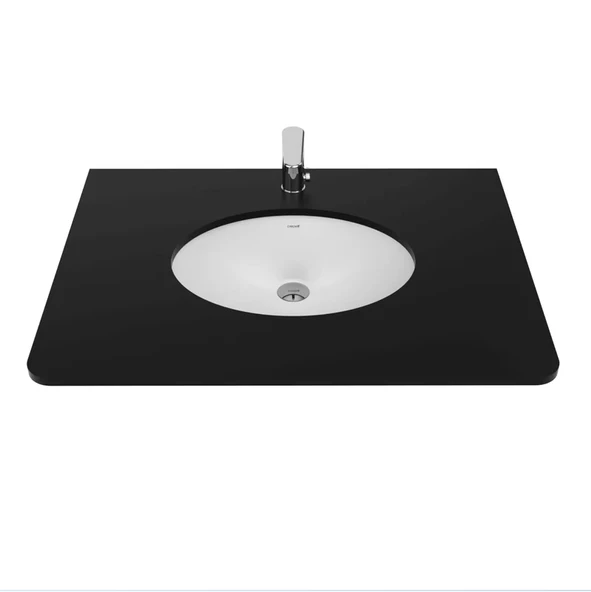 Creavit TP205 Tezgah Altı Oval Lavabo 40X52 cm Beyaz - 1