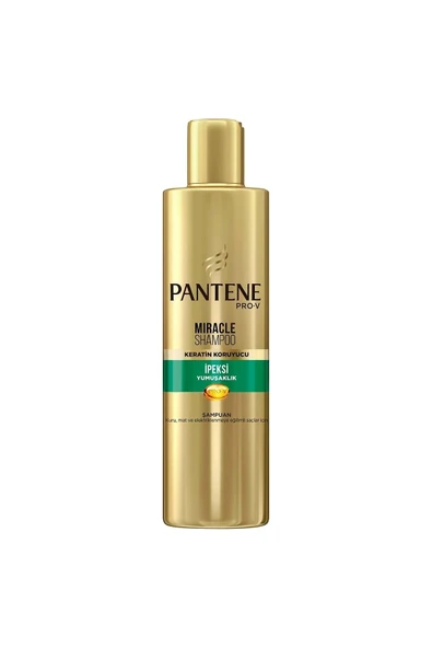 Pantene Miracle Şampuan Ipeksi Yumuşaklık Keratin Koruyuculu Elektriklenmeye Eğilimli Saçlar 250 ml ürün görseli