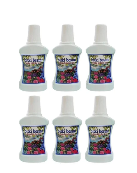 Omnipazar SO-BESS Arc Bitki Besini Sıvı Gübre Tüm Bitkiler İçin 6 x 300 ml - 1