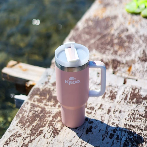 Igloo Stadler Thermo-Mug 1.2 Litre-SOMON BEYAZ - 8