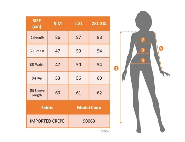 Kadın Uzun Kollu V Yakalı Salaş Ithal Krep Elbise - Resim 6