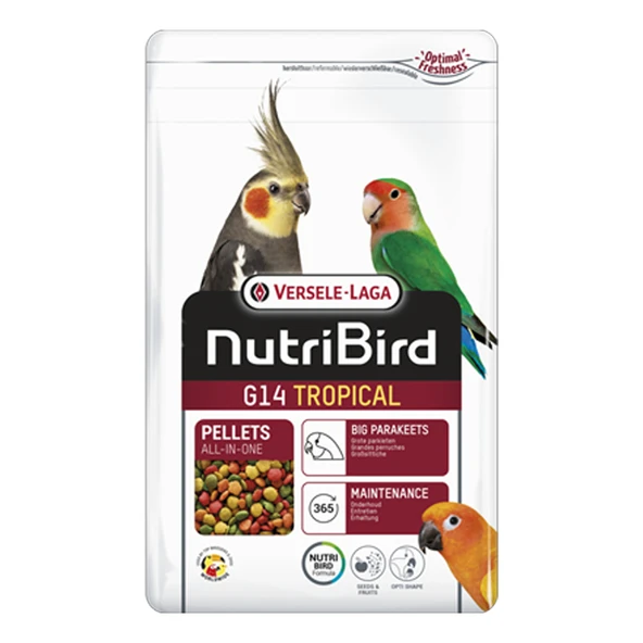 Versele Laga Nutri Bird G14 Pelet Tropical Papağan Yemi 1 Kg ürün görseli 1
