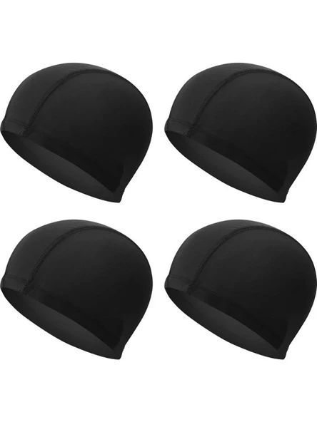 Likra Kumaş Bone Yüzücü Havuz ve Deniz Bonesi 4 Lü