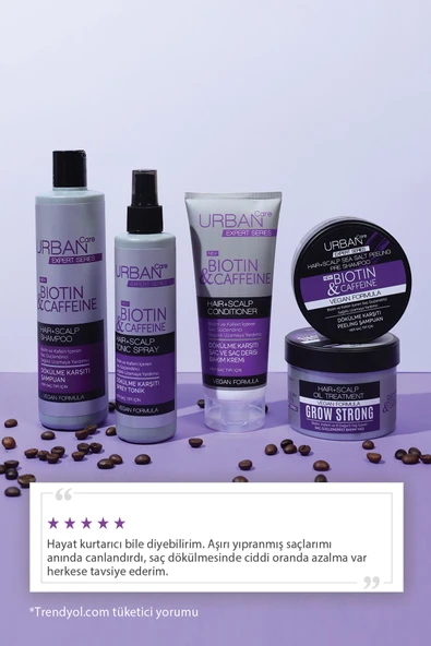 Urban Care Expert Biotin Ve Kafein Dökülme Karşıtı Saç Bakım Şampuan Sağlıklı Uzamaya Yardımcı 350ml - Resim 2
