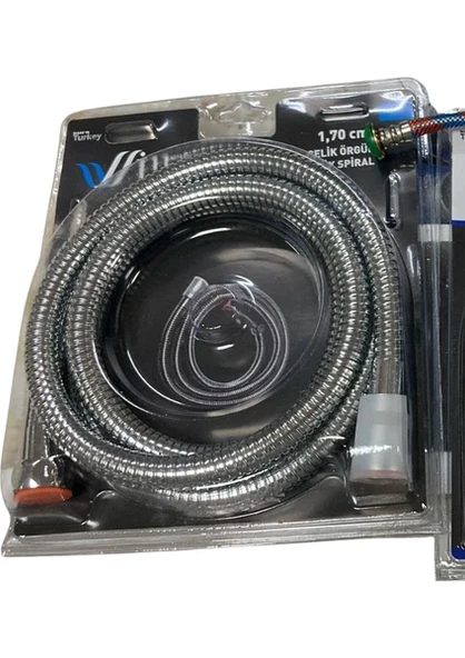 ilhan 360 Lüx Duş Hortumu 150+20 cm (Full Çelik Örgülü) ürün görseli