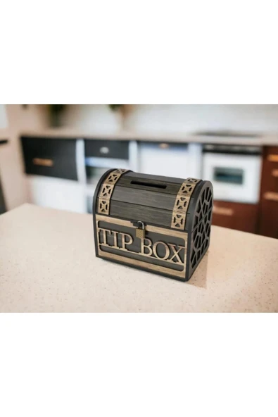 Klitli Tip Box Bahşiş Kutusu Ve Kumbara Sandık Tipi Tipbox - Resim 4