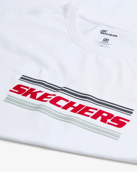 Skechers S2510154-100 M Heavyweight Graphic Tee Erkek Spor Tişört - 3