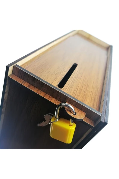 Parabox Kumbara Isteğiniz Doğrultusunda Üzerine Isim Yazılır, Talebinize Göre Kilitli Veya Kilitsiz - 5