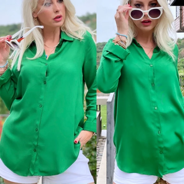 Dokuma Viskon Kumaş Efsane Gömlek - Resim 2