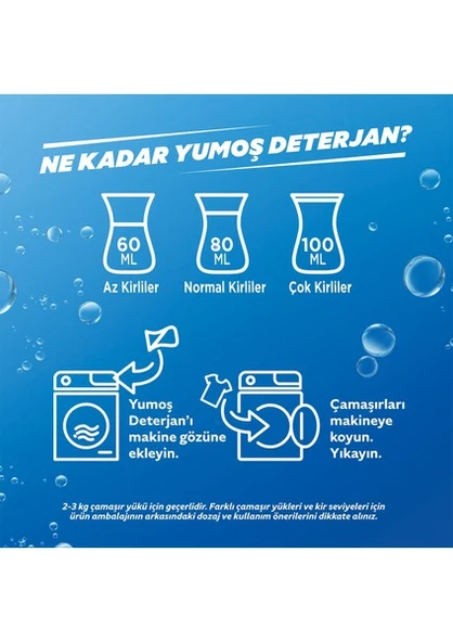 Yumoş Sıvı Deterjan Yoğun Terapi Tüm Renkliler İçin 1690 ml - 7