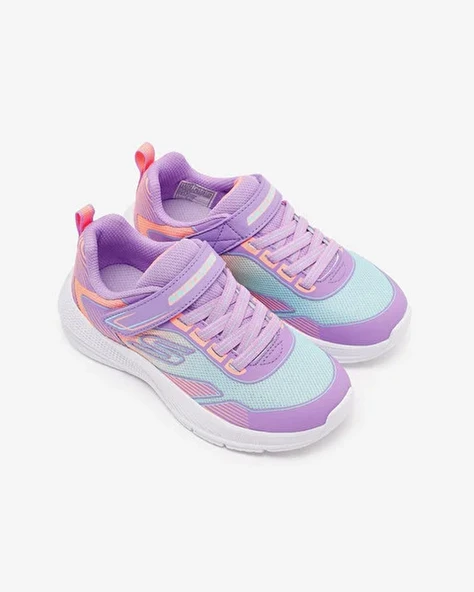 Skechers 303657L LVMT Microspec Advance Kız Çocuk Spor Ayakkabı - Resim 6