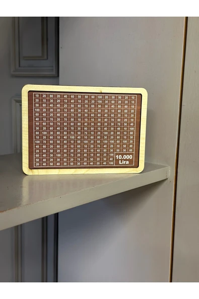 Ahşap Hedef Kumbara 10.000tl ürün görseli