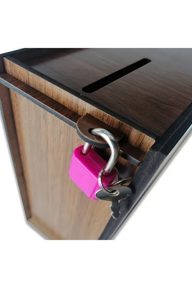 Parabox Kumbara Isteğiniz Doğrultusunda Üzerine Isim Yazılır, Talebinize Göre Kilitli Veya Kilitsiz - 3
