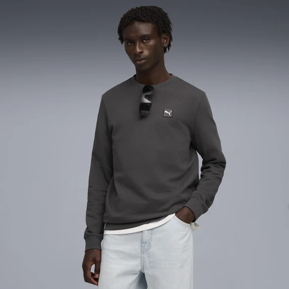 Puma 68472744 Ess Elevated Crew Erkek Sweatshirt - Resim 2