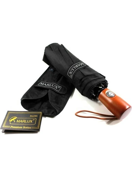 Marlux Wood Series Tam Otomatik Unisex Şemsiye - Resim 2