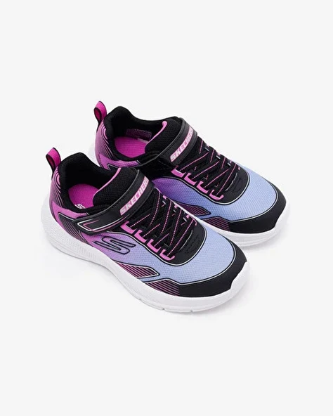 Skechers 303657L BKMT Microspec Advance Kız Çocuk Spor Ayakkabı - Resim 6