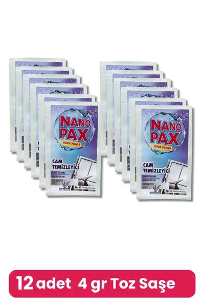 CAM TEMİZLİK TOZ TEMİZLİK SAŞESİ (12 adet X 4gr) - 2