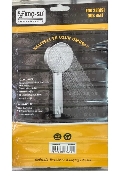 Koç-Su Koç Su Blisterli Duş Seti - Resim 2