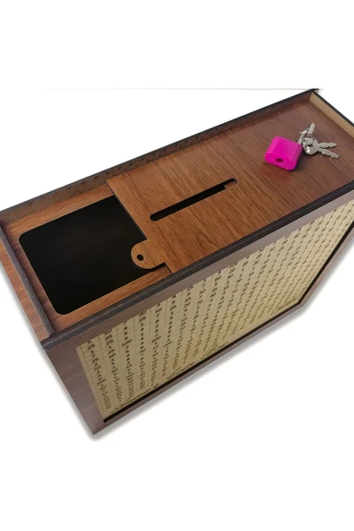 Parabox Kumbara Isteğiniz Doğrultusunda Üzerine Isim Yazılır, Talebinize Göre Kilitli Veya Kilitsiz - 4