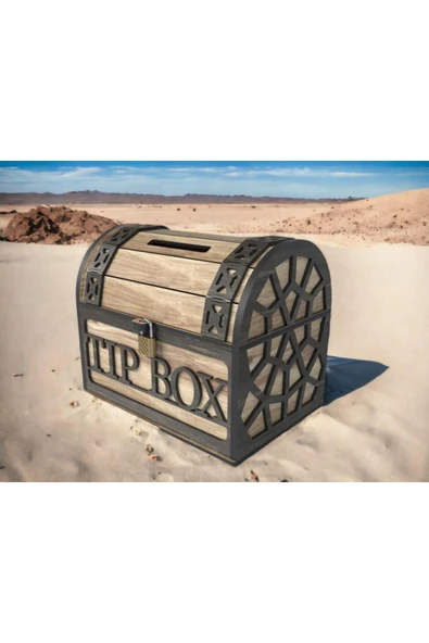 Klitli Tip Box Bahşiş Kutusu Ve Kumbara Sandık Tipi Tipbox - Resim 7