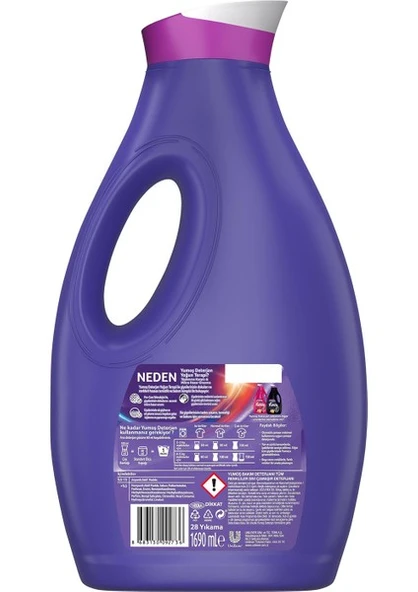Yumoş Sıvı Deterjan Yoğun Terapi Tüm Renkliler İçin 1690 ml - 9