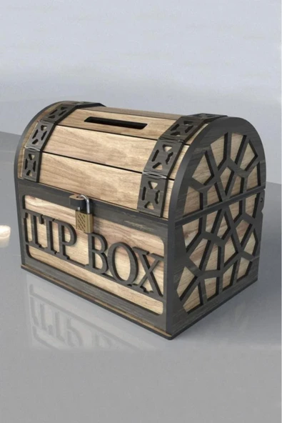 Klitli Tip Box Bahşiş Kutusu Ve Kumbara Sandık Tipi Tipbox - 1
