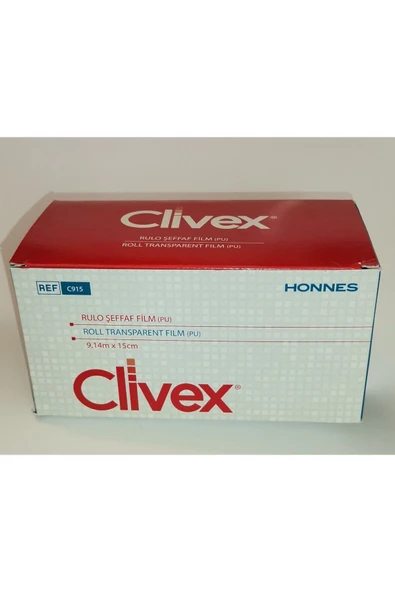 ClivexŞeffaf Film (9,14X15) Şeffaf Su Geçirmez Rulo Yara Bandı(Banyo Bandı) - 2