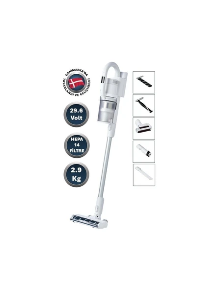 Nilfisk S1 Allergy Hepa 14 Filtreli Dikey Şarjlı Süpürge ürün görseli