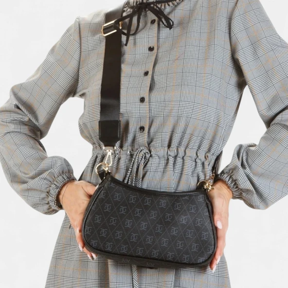 Lederax Suni Deri Baget El ve Omuz Çantası LD578 - Resim 6