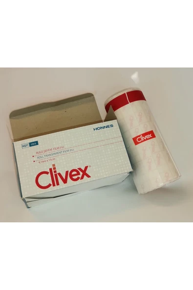 ClivexŞeffaf Film (9,14X15) Şeffaf Su Geçirmez Rulo Yara Bandı(Banyo Bandı) - 3
