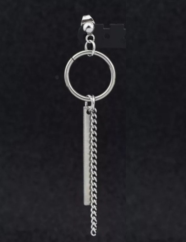 Kore Style Kadın Erkek Sallantılı Küpe - 2