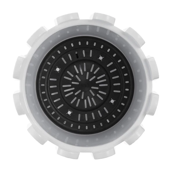 Omnipazar SO-İS04 İstanbul Dekoratif Yuvarlak Saksı 14,1 lt Kirli Beyaz 6 Adet - Resim 3