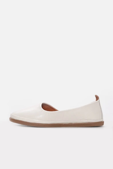 Hakiki Deri  Kadın Babet Ayakkabı 240ZA2100 - Resim 2