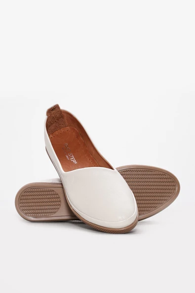 Hakiki Deri  Kadın Babet Ayakkabı 240ZA2100 - Resim 3