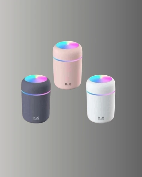 Taşınabilir Hava Nemlendirici – Renkli Işık ve USB Bağlantı - Resim 5