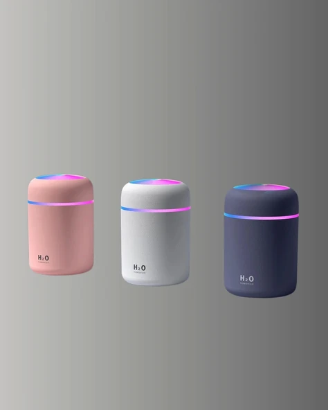 USB Girişli Taşınabilir Mini Nemlendirici 300ml Su Hazneli - Resim 3