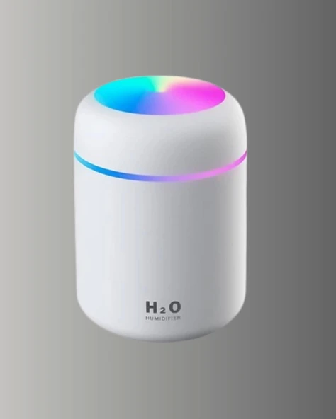 USB Girişli Taşınabilir Mini Nemlendirici 300ml Su Hazneli - Resim 4