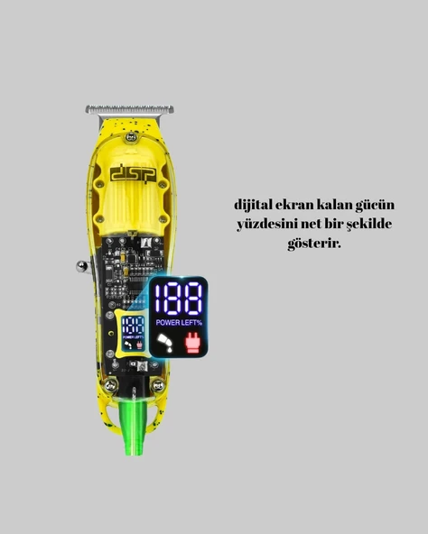 T Tipi Titanyum Başlıklı Traş Makinesi - Resim 5