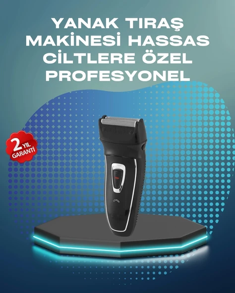 Kablosuz Kuru Tıraş Makinesi Folyo Başlıklı ürün görseli 1