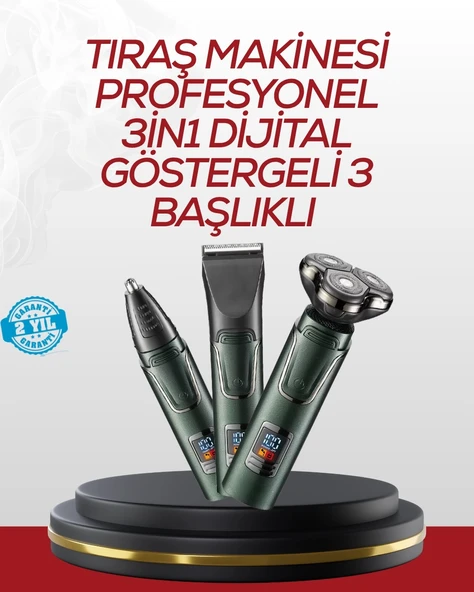 Burun, Sakal ve Saç İçin Erkek Tıraş Cihazı ürün görseli 1
