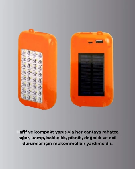 Gold Silver GS-875 Kamp ve Acil Durum Işıldaklı Powerbank - 5