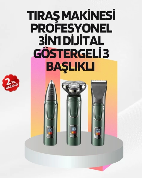 Kablosuz Şarjlı Çok Amaçlı Tıraş Makinesi ürün görseli 1