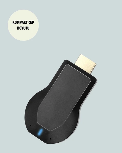 Kompakt HDMI Kablosuz Dongle – 1080p Görüntü ve Plug‑and‑Play Kurulum - Resim 2