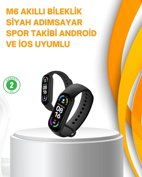 Akıllı Bileklik – Kalp Atışı, Uyku, Adımsayar ve Bildirim Takibi ürün görseli