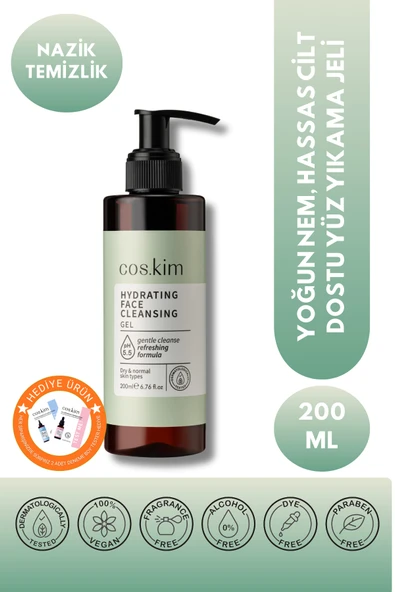 Nemlendirme Etkili Temizleme Jeli - Kuru-normal Ciltler | Hydrating Face Cleansing Gel 200ml