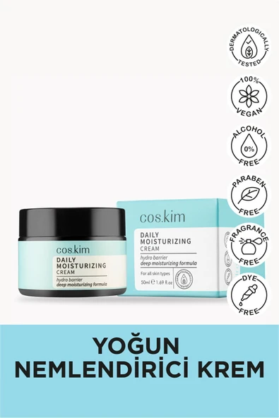 Yoğun Nemlendirici ve Bariyer Güçlendirici Günlük Bakım Kremi | Daily Moisturising Cream 50ml - 2