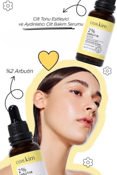%2 Arbutin Cilt Tonu Eşitleyici Ve Aydınlatıcı Cilt Bakım Serumu | 2% Arbutin Serum 30 ml - 3