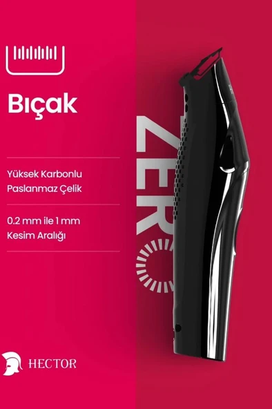 Hector Zero Çizim ve Sıfırlama Makinesi 10.000 RPM Siyah - 5