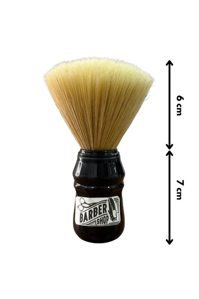 Emre Fırça Plastik Saplı Premium Sentetik Sakal Fırçası Siyah - 2