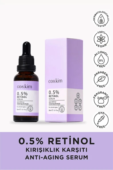 %0.5 Retinol Bakım Serumu 30 ml - 3